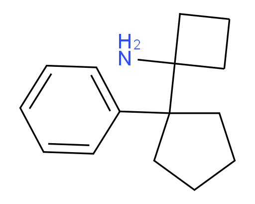 1-(1-phenylcyclopentyl)cyclobutan-1-amine