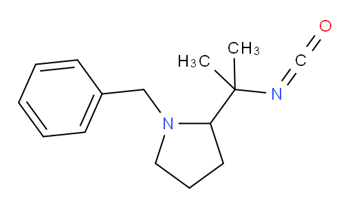 1-benzyl-2-(2-isocyanatopropan-2-yl)pyrrolidine