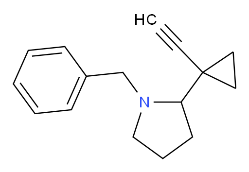 1-benzyl-2-(1-ethynylcyclopropyl)pyrrolidine