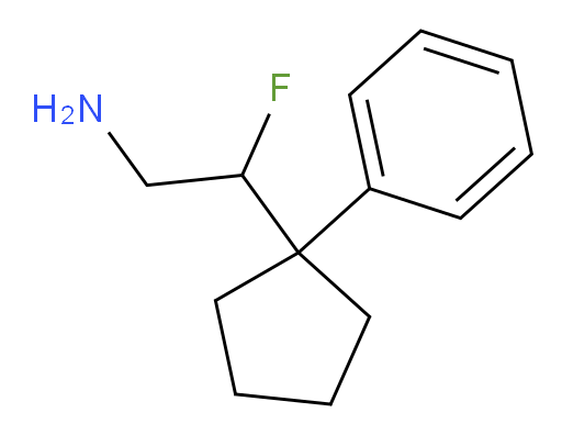 2-fluoro-2-(1-phenylcyclopentyl)ethan-1-amine