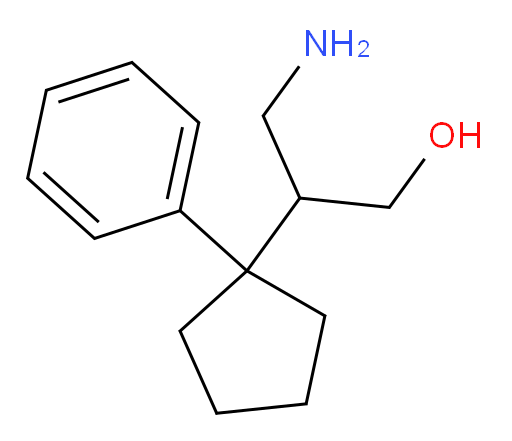 3-amino-2-(1-phenylcyclopentyl)propan-1-ol