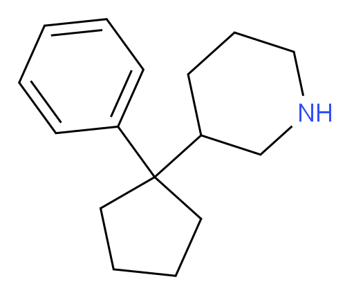 3-(1-phenylcyclopentyl)piperidine