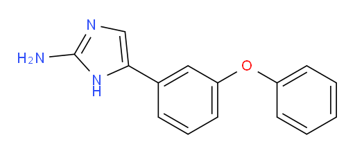 5-(3-phenoxyphenyl)-1H-imidazol-2-amine