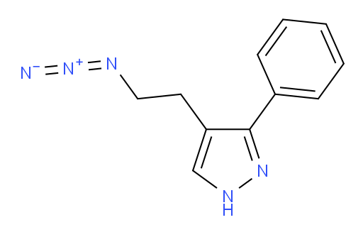 4-(2-azidoethyl)-3-phenyl-1H-pyrazole