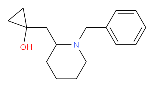 1-[(1-benzylpiperidin-2-yl)methyl]cyclopropan-1-ol