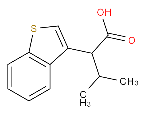 2-(1-benzothiophen-3-yl)-3-methylbutanoic acid