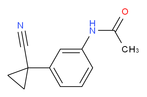 N-[3-(1-cyanocyclopropyl)phenyl]acetamide