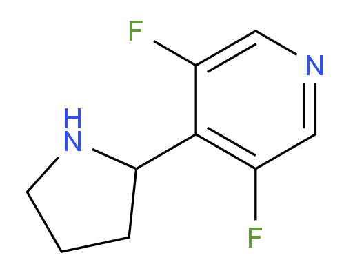 3,5-difluoro-4-(pyrrolidin-2-yl)pyridine