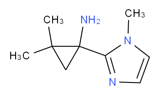 2,2-dimethyl-1-(1-methyl-1H-imidazol-2-yl)cyclopropan-1-amine
