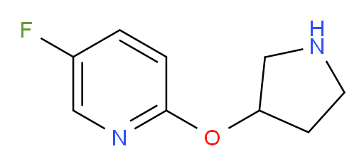 5-fluoro-2-(pyrrolidin-3-yloxy)pyridine