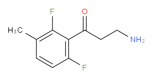 3-amino-1-(2,6-difluoro-3-methylphenyl)propan-1-one