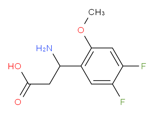 3-amino-3-(4,5-difluoro-2-methoxyphenyl)propanoic acid