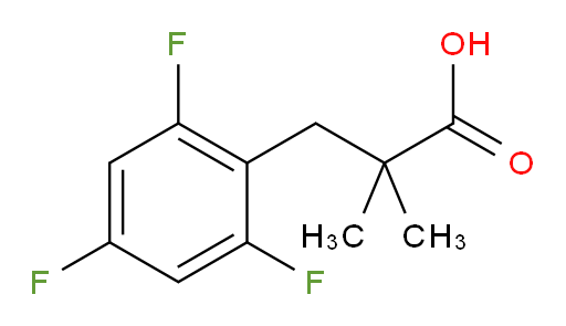 2,2-dimethyl-3-(2,4,6-trifluorophenyl)propanoic acid