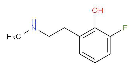 2-fluoro-6-[2-(methylamino)ethyl]phenol