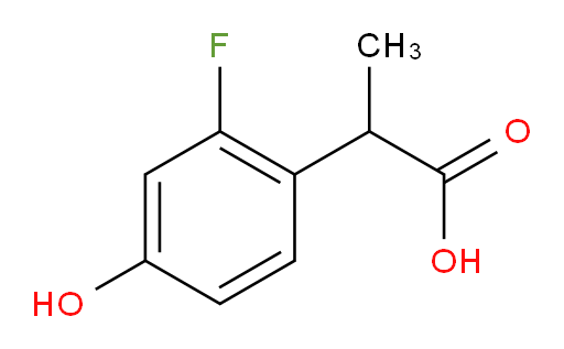 2-(2-fluoro-4-hydroxyphenyl)propanoic acid