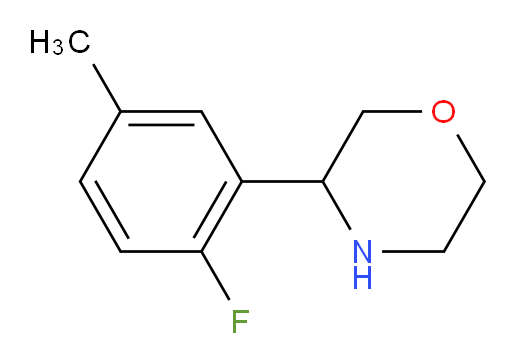 3-(2-fluoro-5-methylphenyl)morpholine
