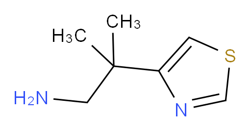 2-methyl-2-(1,3-thiazol-4-yl)propan-1-amine