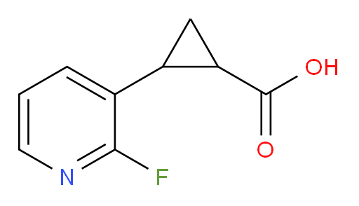 2-(2-fluoropyridin-3-yl)cyclopropane-1-carboxylic acid