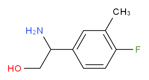 2-amino-2-(4-fluoro-3-methylphenyl)ethan-1-ol