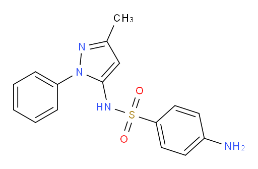 4-amino-N-(3-methyl-1-phenyl-1H-pyrazol-5-yl)benzene-1-sulfonamide