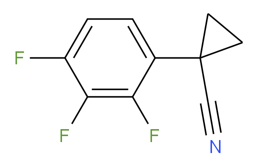 1-(2,3,4-trifluorophenyl)cyclopropane-1-carbonitrile