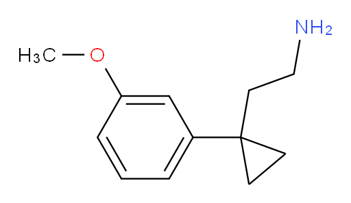 2-[1-(3-methoxyphenyl)cyclopropyl]ethan-1-amine