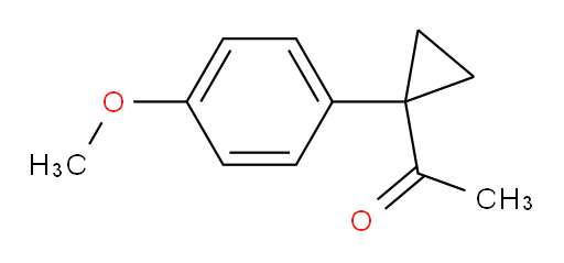 1-[1-(4-methoxyphenyl)cyclopropyl]ethan-1-one