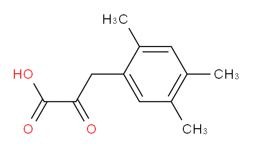 2-oxo-3-(2,4,5-trimethylphenyl)propanoic acid