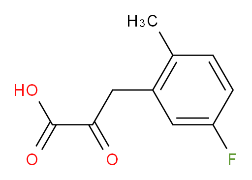 3-(5-fluoro-2-methylphenyl)-2-oxopropanoic acid