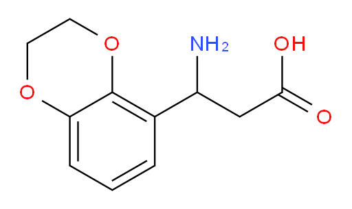 3-amino-3-(2,3-dihydro-1,4-benzodioxin-5-yl)propanoic acid