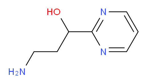 3-amino-1-(pyrimidin-2-yl)propan-1-ol