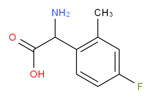 2-amino-2-(4-fluoro-2-methylphenyl)acetic acid