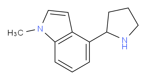 1-methyl-4-(pyrrolidin-2-yl)-1H-indole
