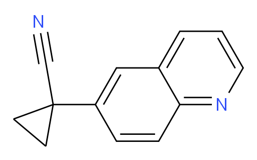 1-(quinolin-6-yl)cyclopropane-1-carbonitrile