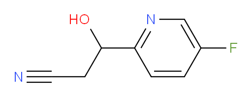 3-(5-fluoropyridin-2-yl)-3-hydroxypropanenitrile