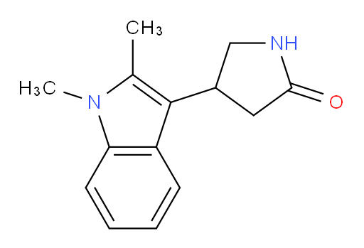 4-(1,2-dimethyl-1H-indol-3-yl)pyrrolidin-2-one