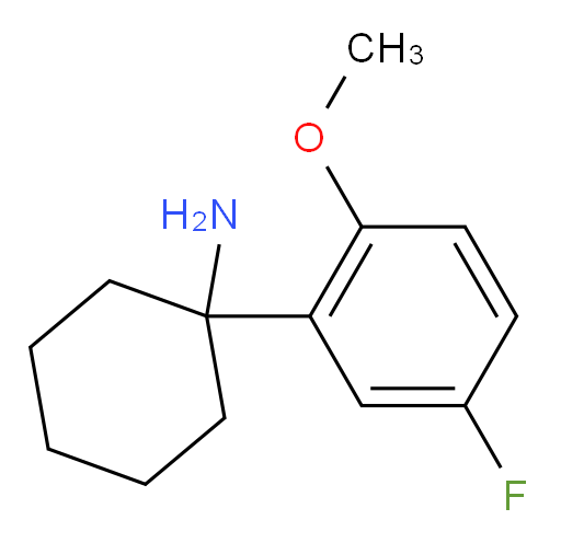 1-(5-fluoro-2-methoxyphenyl)cyclohexan-1-amine
