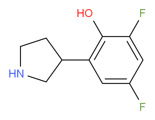 2,4-difluoro-6-(pyrrolidin-3-yl)phenol
