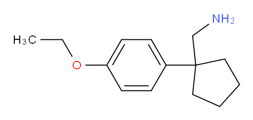 [1-(4-ethoxyphenyl)cyclopentyl]methanamine