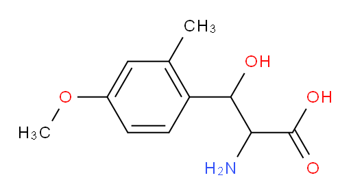 2-amino-3-hydroxy-3-(4-methoxy-2-methylphenyl)propanoic acid