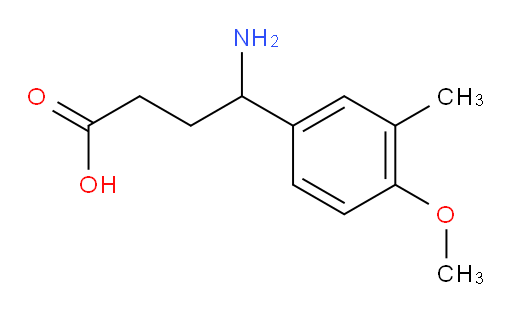 4-amino-4-(4-methoxy-3-methylphenyl)butanoic acid