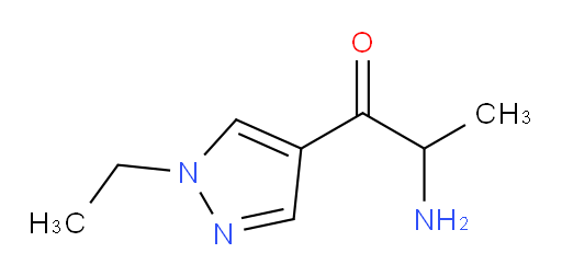 2-amino-1-(1-ethyl-1H-pyrazol-4-yl)propan-1-one