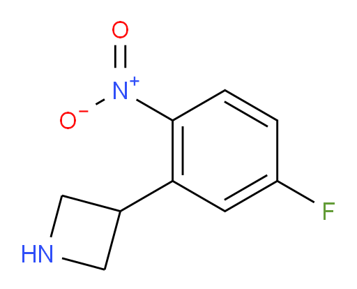 3-(5-fluoro-2-nitrophenyl)azetidine