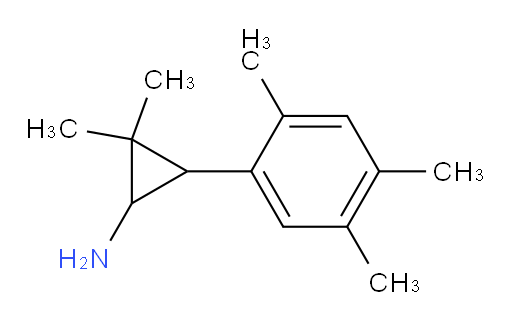 2,2-dimethyl-3-(2,4,5-trimethylphenyl)cyclopropan-1-amine
