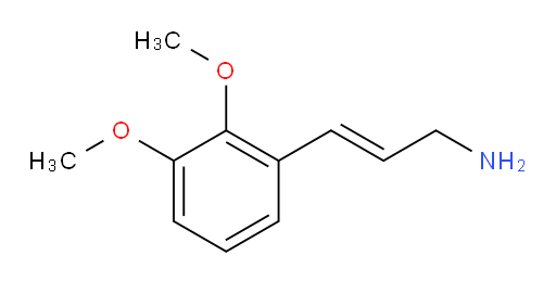 3-(2,3-dimethoxyphenyl)prop-2-en-1-amine