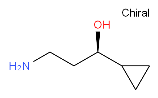(1R)-3-amino-1-cyclopropylpropan-1-ol