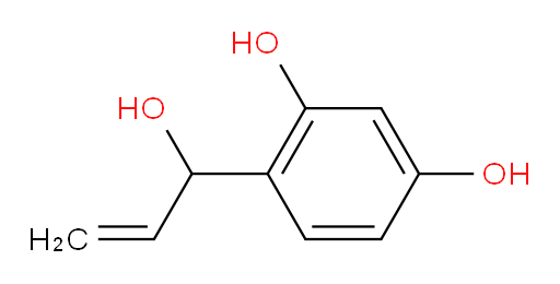 4-(1-hydroxyprop-2-en-1-yl)benzene-1,3-diol