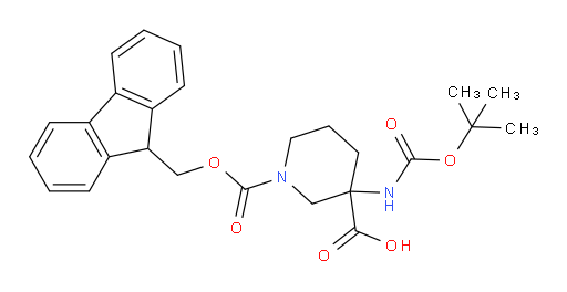 3-{[(tert-butoxy)carbonyl]amino}-1-{[(9H-fluoren-9-yl)methoxy]carbonyl}piperidine-3-carboxylic acid