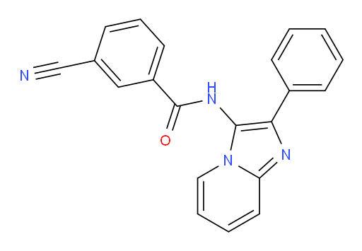 3-cyano-N-{2-phenylimidazo[1,2-a]pyridin-3-yl}benzamide