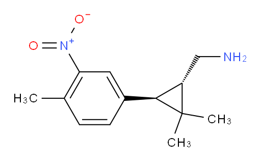 rac-[(1R,3R)-2,2-dimethyl-3-(4-methyl-3-nitrophenyl)cyclopropyl]methanamine